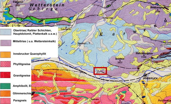 Geologische Karte Zirl